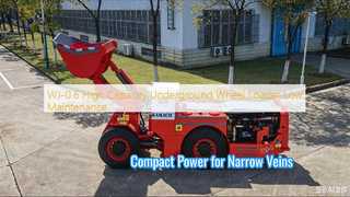 Chargeur souterrain compact WJ 0.6 pour les opérations de veines étroites