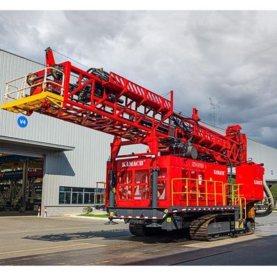 Forage rotatif à trous pour explosifs KY-250D avec télécommande LoS pour moteur diesel en déplacement